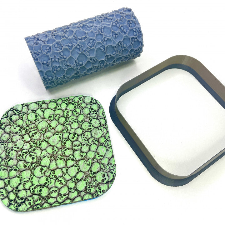 Large Skull Roller and Coaster Cutter