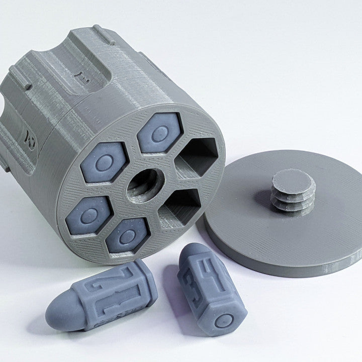 Bullet Dice and Pistol Cylinder Holder