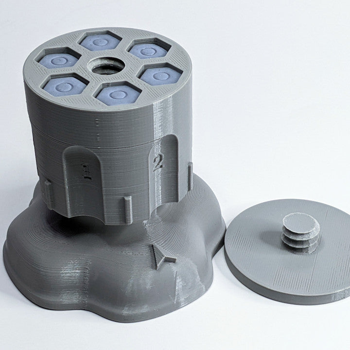 Bullet Dice and Pistol Cylinder Holder