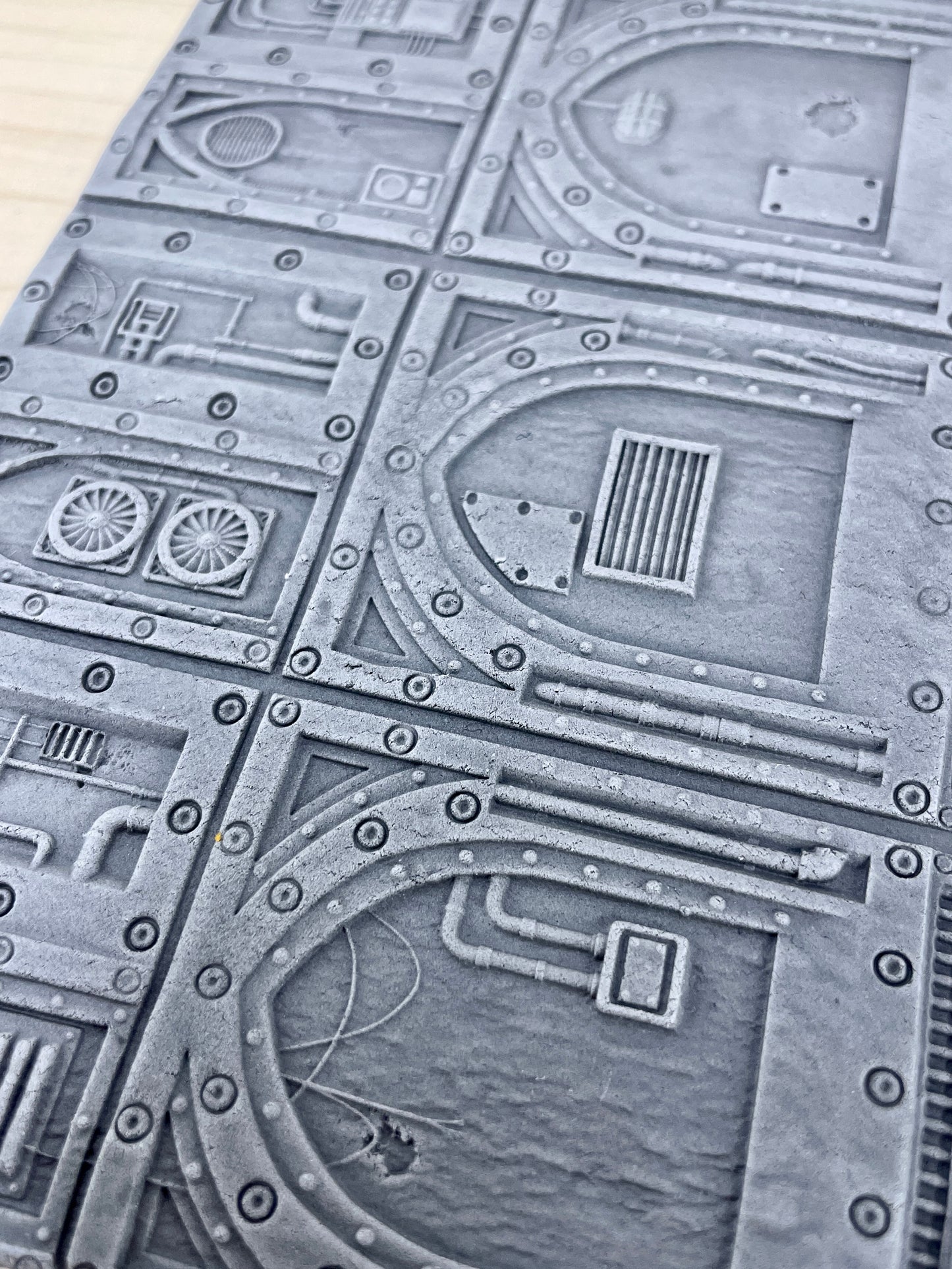 Print 'N' Roll Set 28: Grim Iron Underbelly (Texture Roller and Terrain Set)
