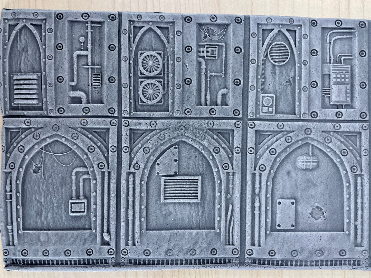 Print 'N' Roll Set 28: Grim Iron Underbelly (Texture Roller and Terrain Set)