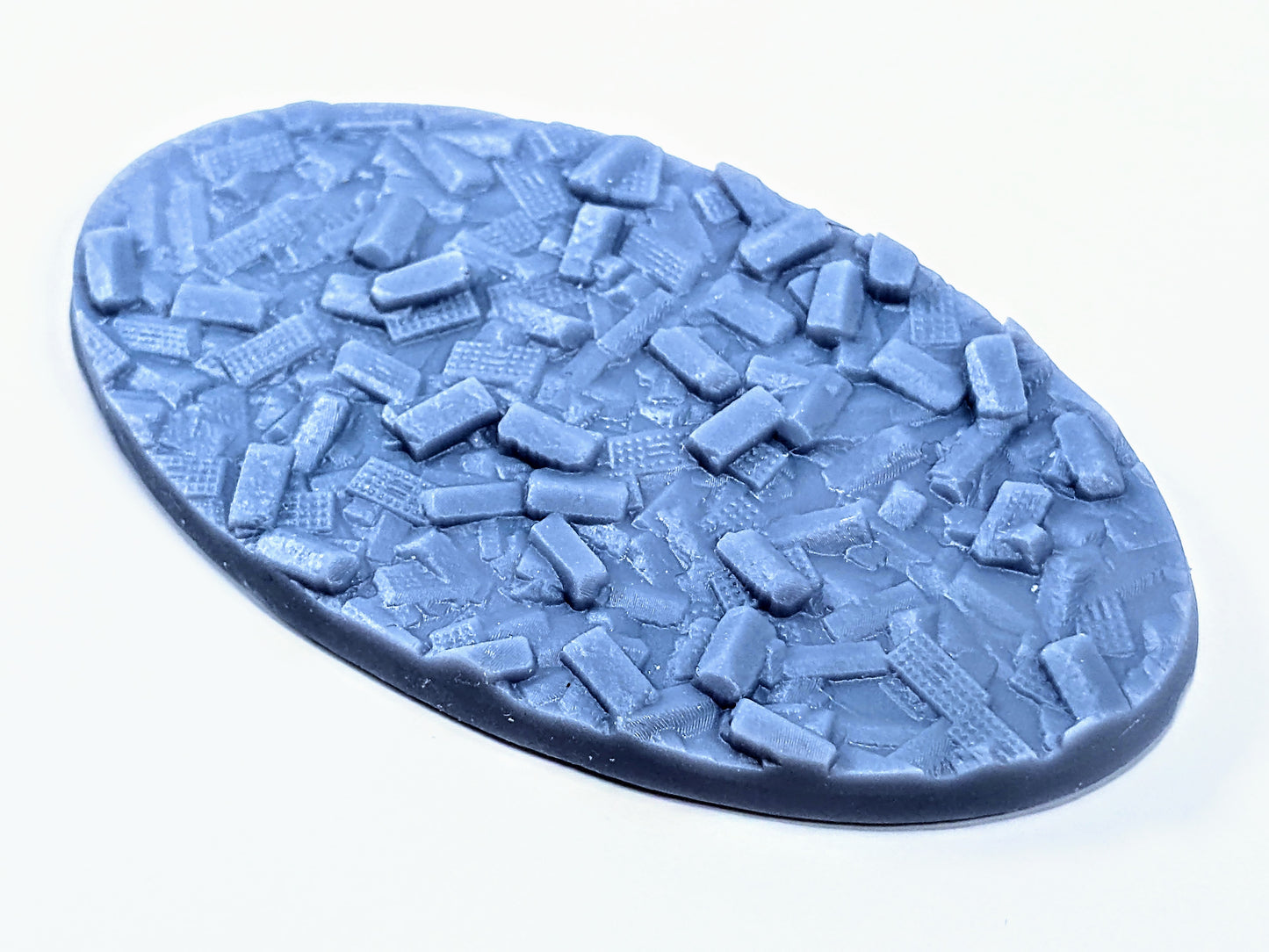 33-Piece Round Base Set with Magnet Slots : Brick Rubble