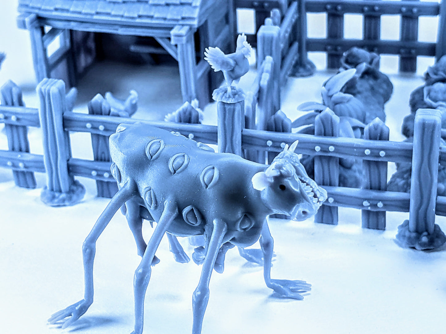 Cow Herd with Flesh Mimic