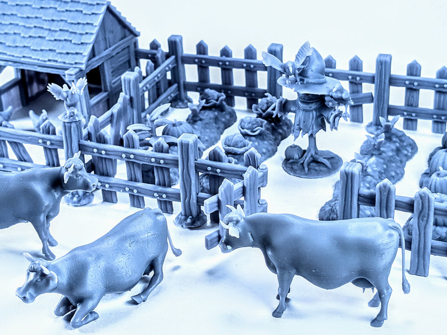 Cow Herd with Flesh Mimic