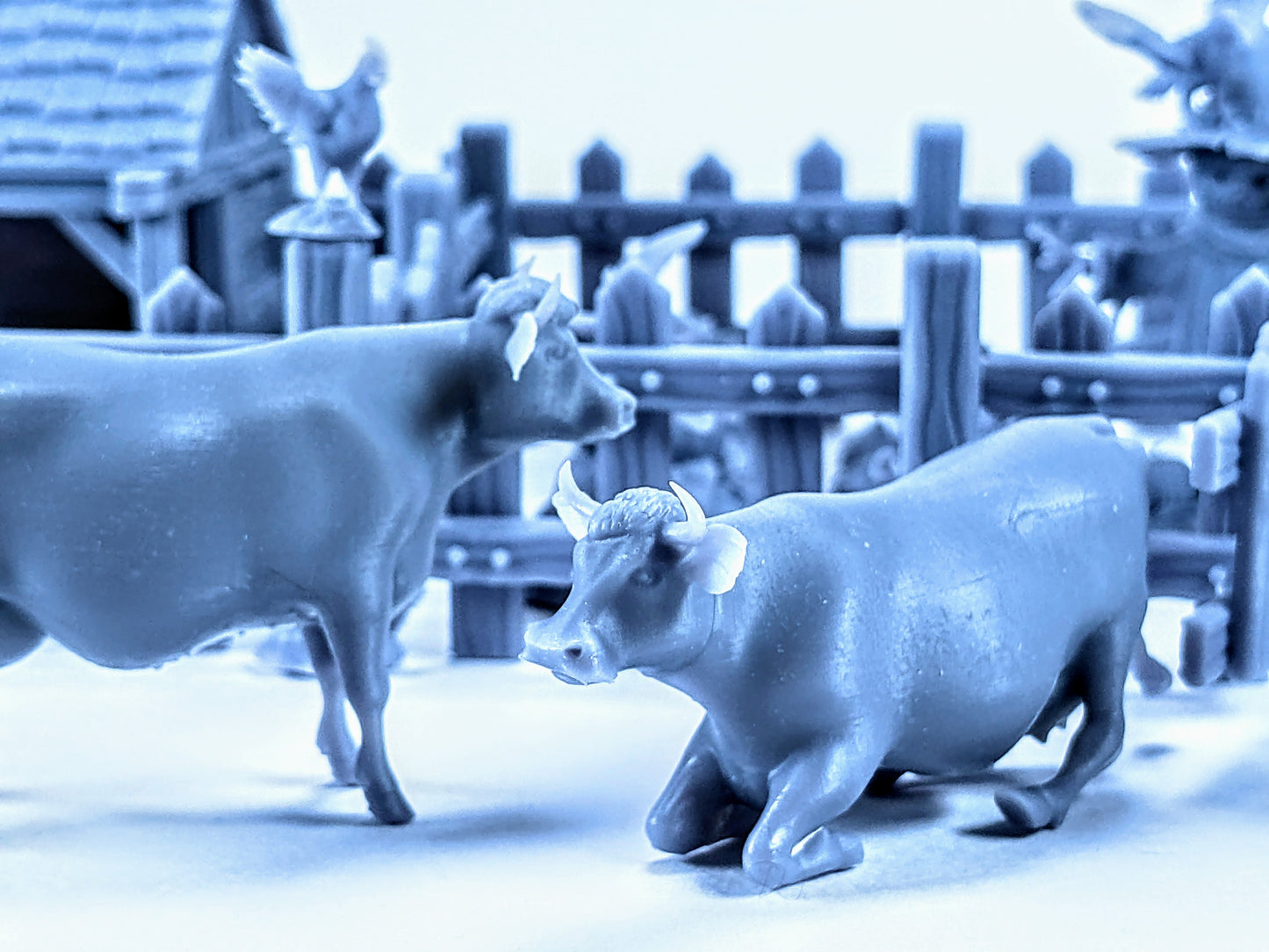 Cow Herd with Flesh Mimic