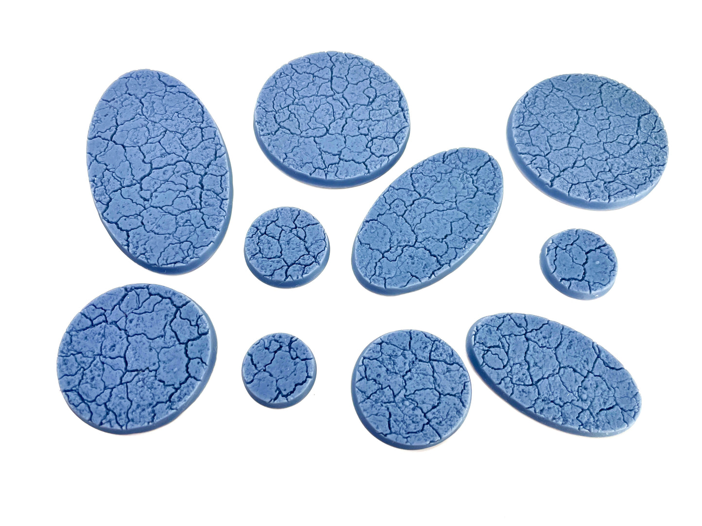 33-Piece Round Base Set with Magnet Slots : Cracked Earth