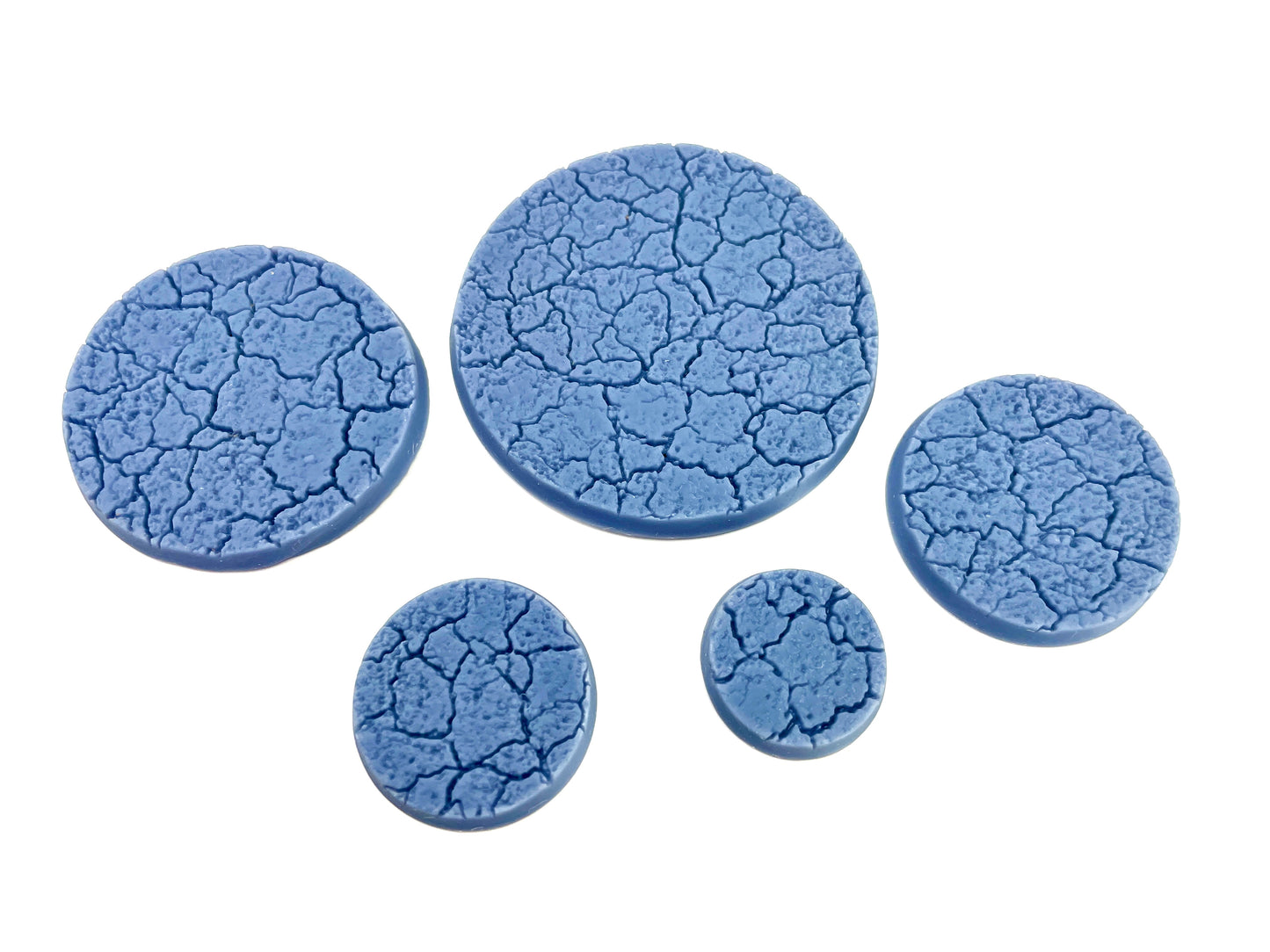 33-Piece Round Base Set with Magnet Slots : Cracked Earth