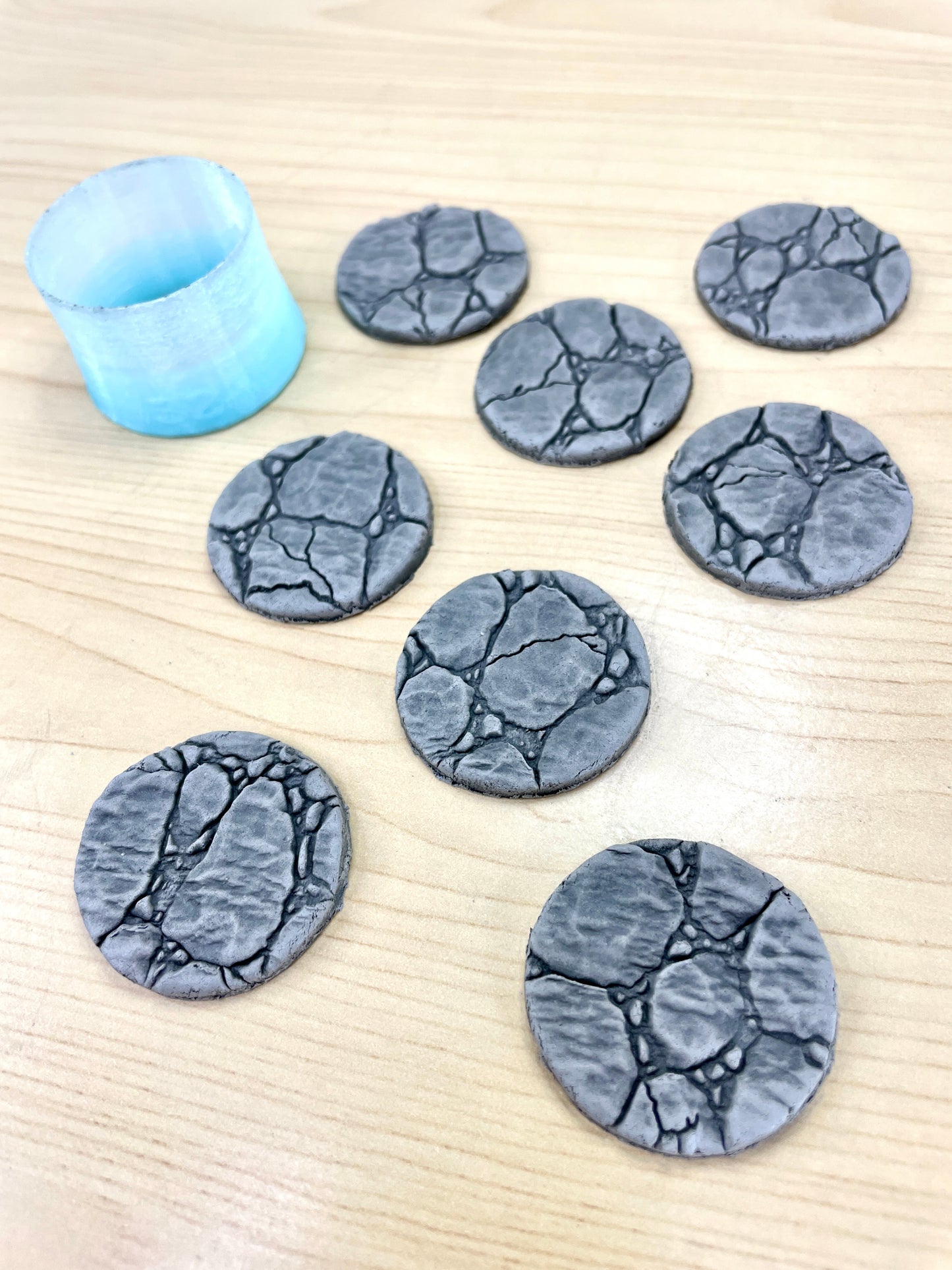 Cracked Stone Ground Texture Roller