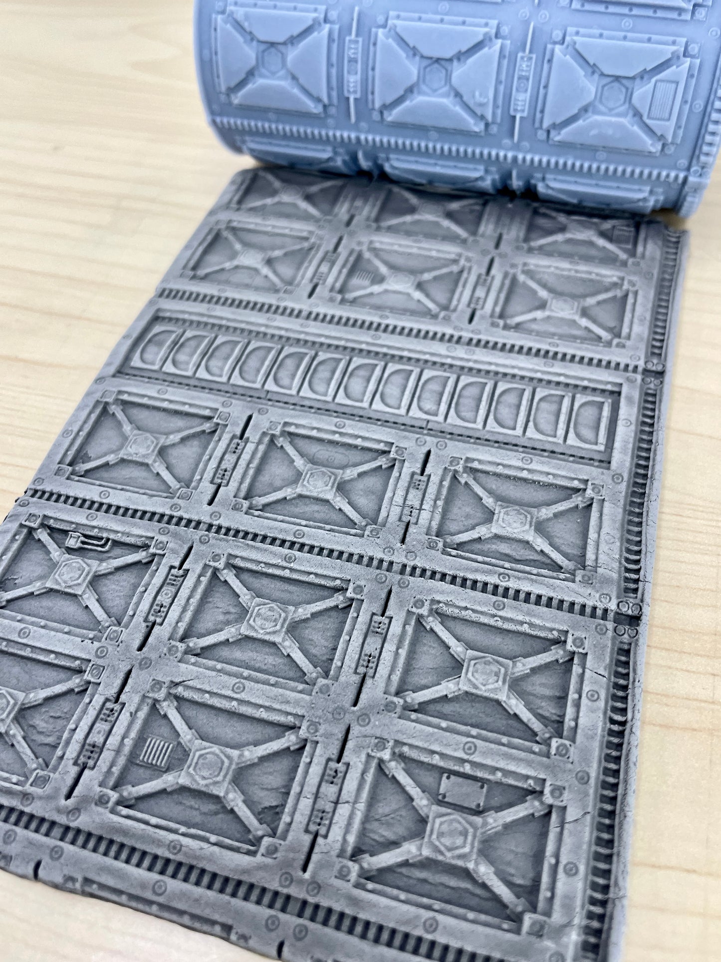 Print 'N' Roll Set 28: Grim Iron Underbelly (Texture Roller and Terrain Set)