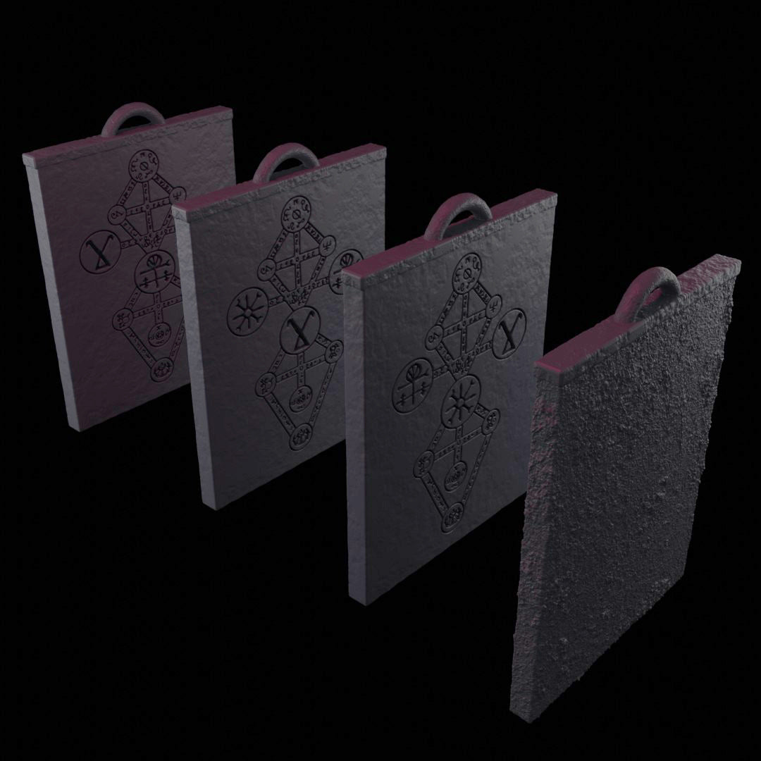 Huge Dungeon Gate Set (Multiple Versions including Cave Wall and Castle)