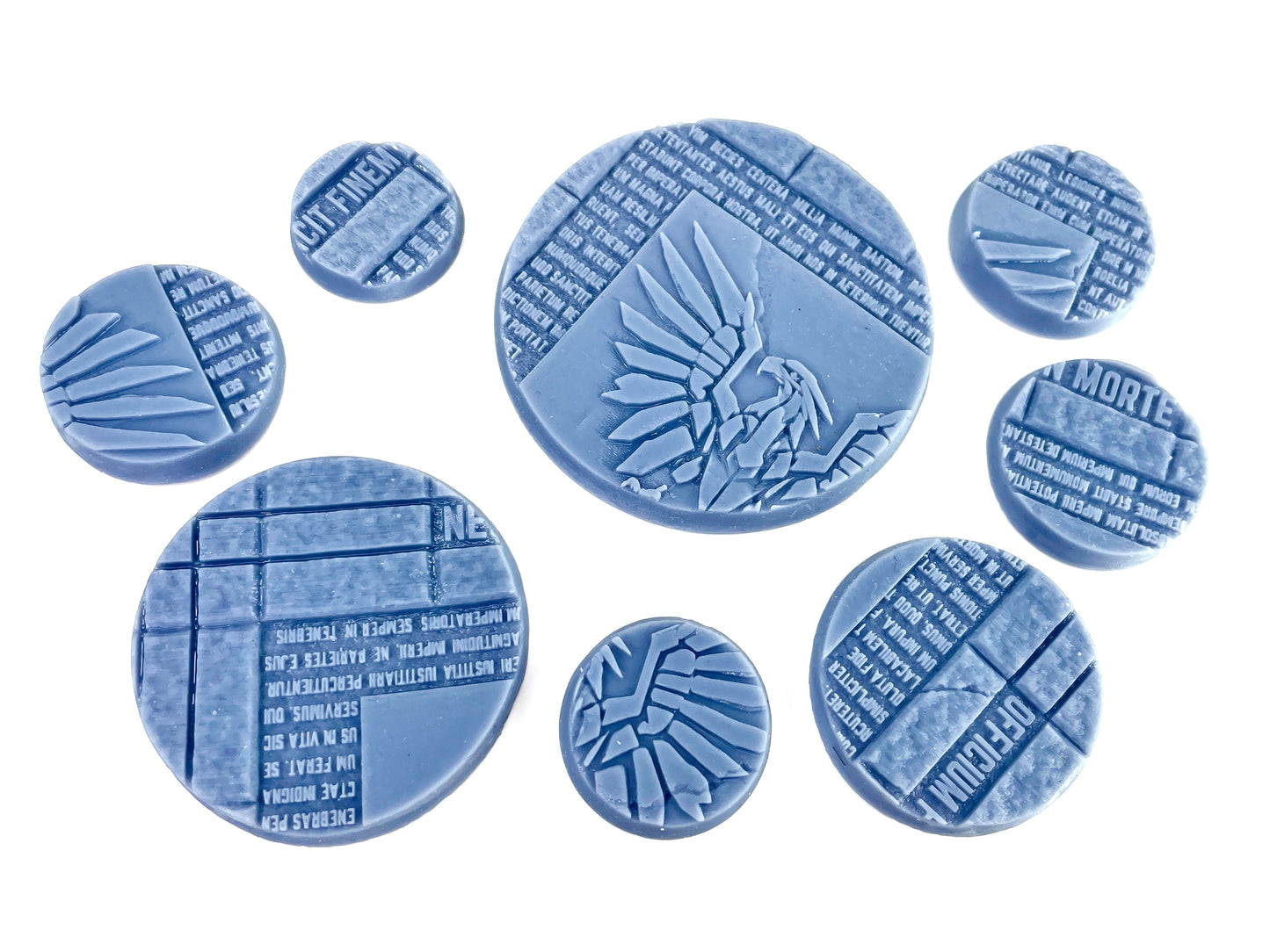 33-Piece Round Base Set with Magnet Slots : Imperial Mural