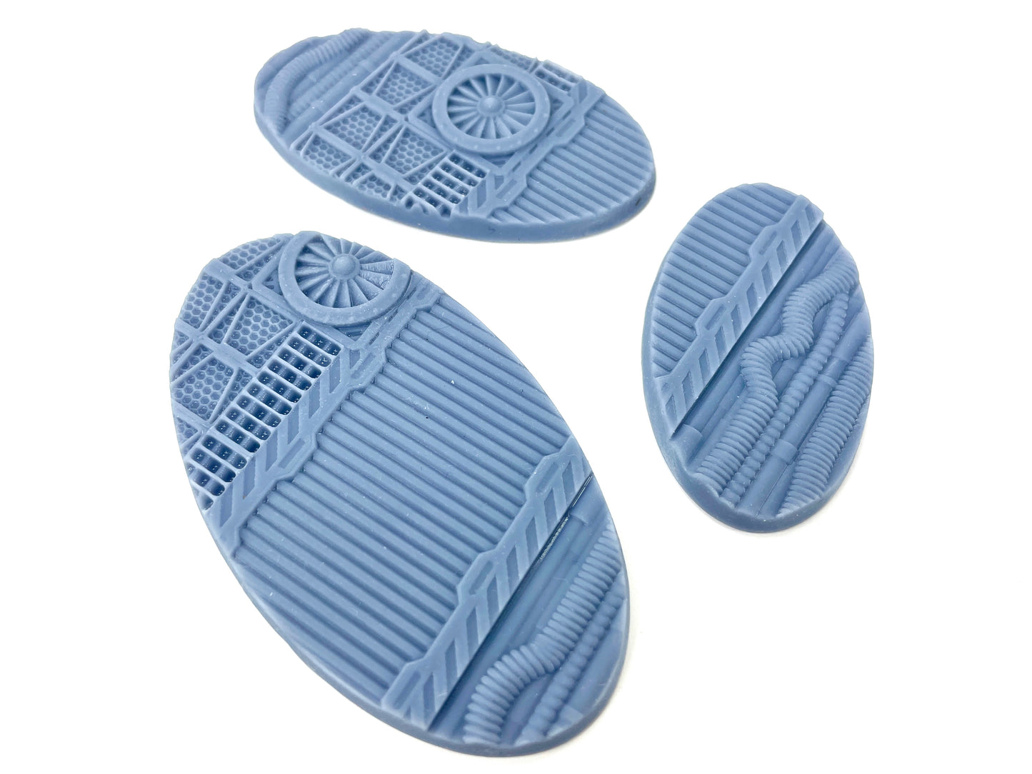 33-Piece Round Base Set with Magnet Slots : Industrial Walkway