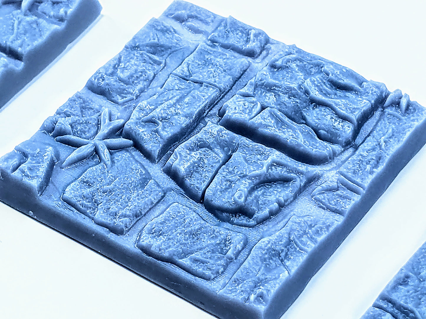 33-Piece Square Base Set with Magnet Slots : Paving with Weeds