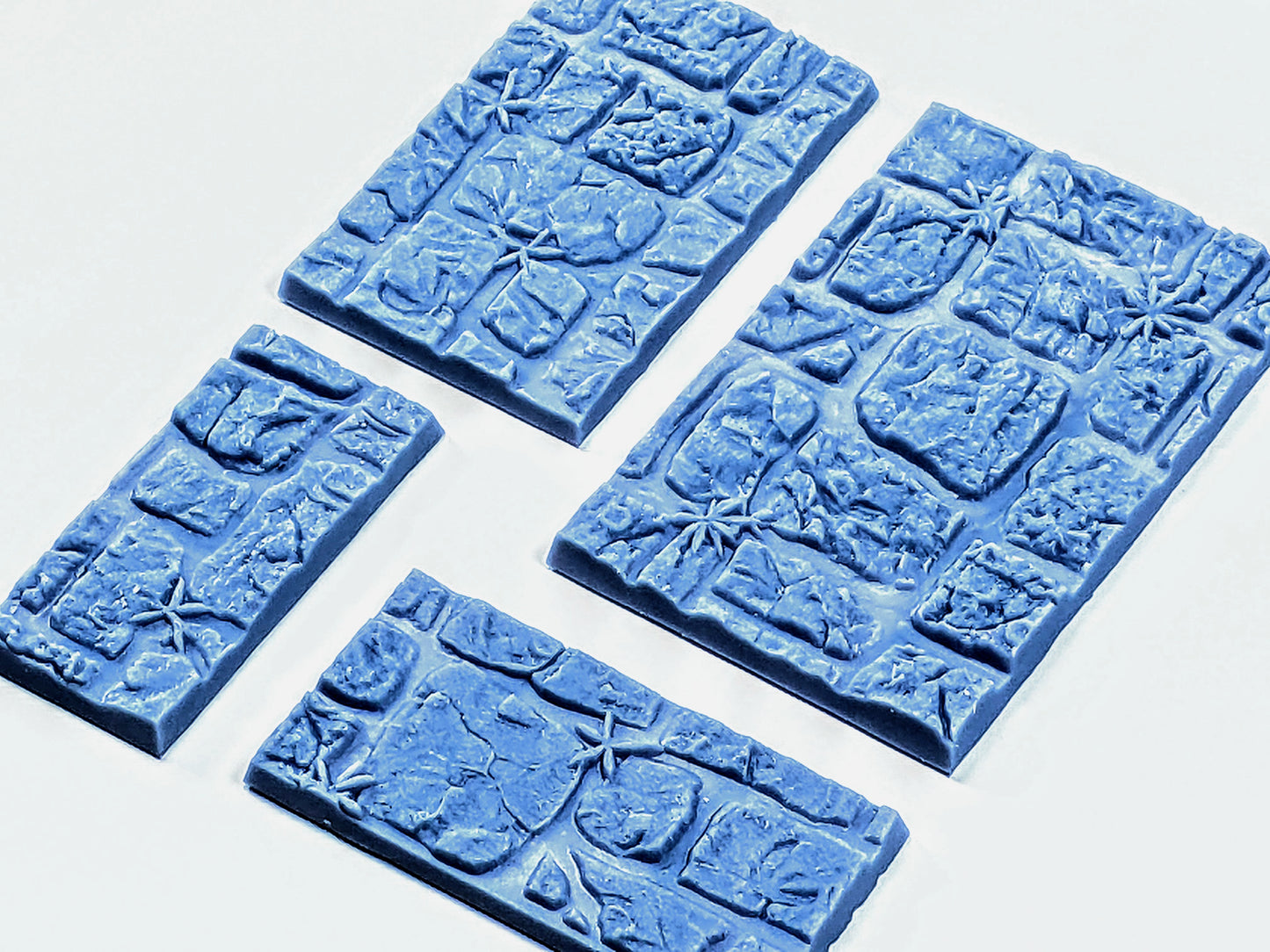 33-Piece Square Base Set with Magnet Slots : Paving with Weeds