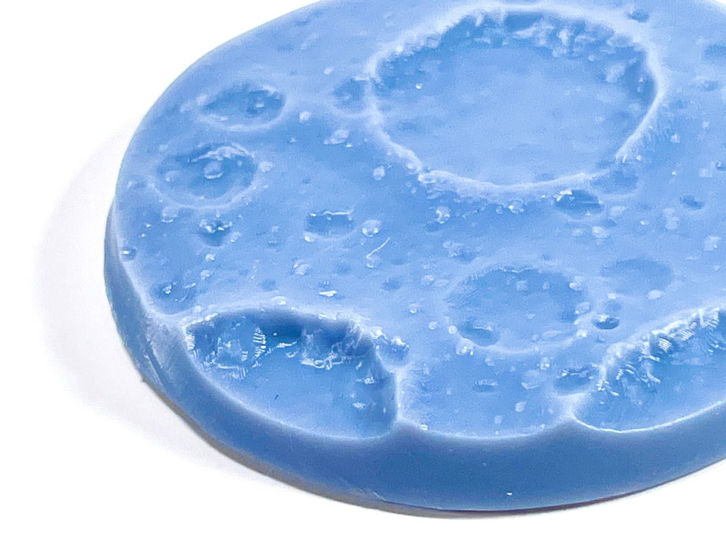 33-Piece Round Base Set with Magnet Slots : Moon Craters