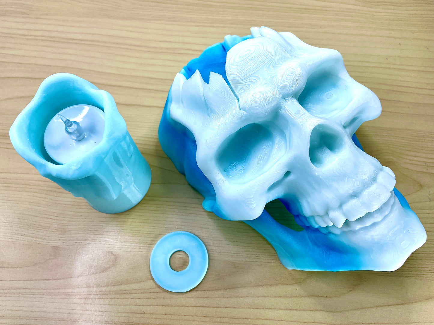 Skull Wall Mount Tealight Holder