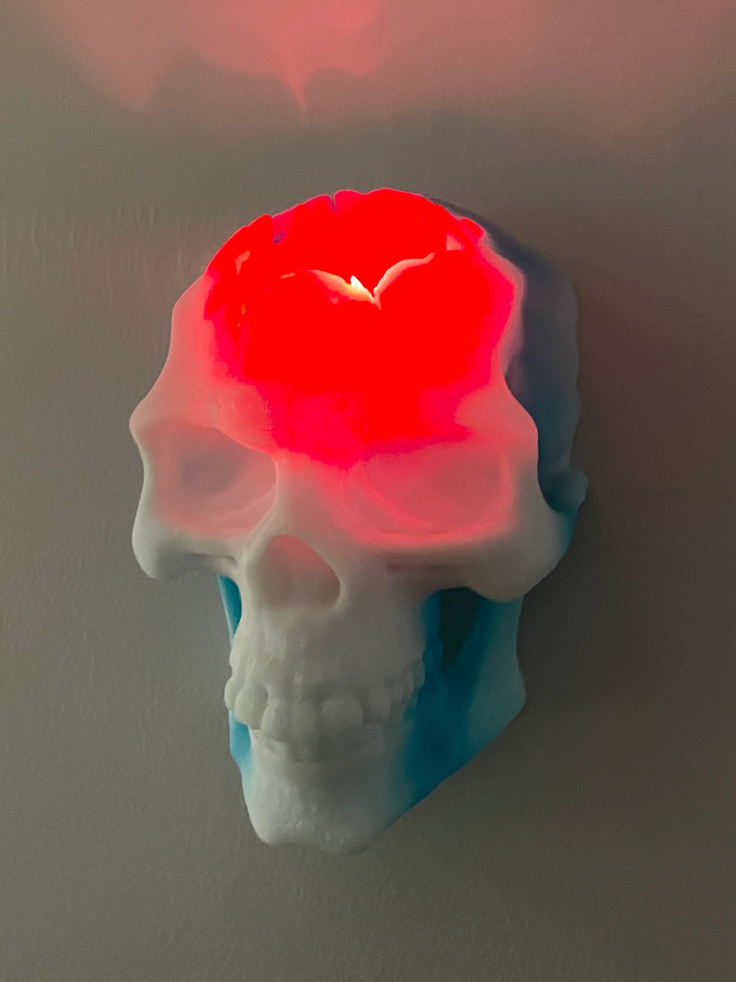 Skull Wall Mount Tealight Holder