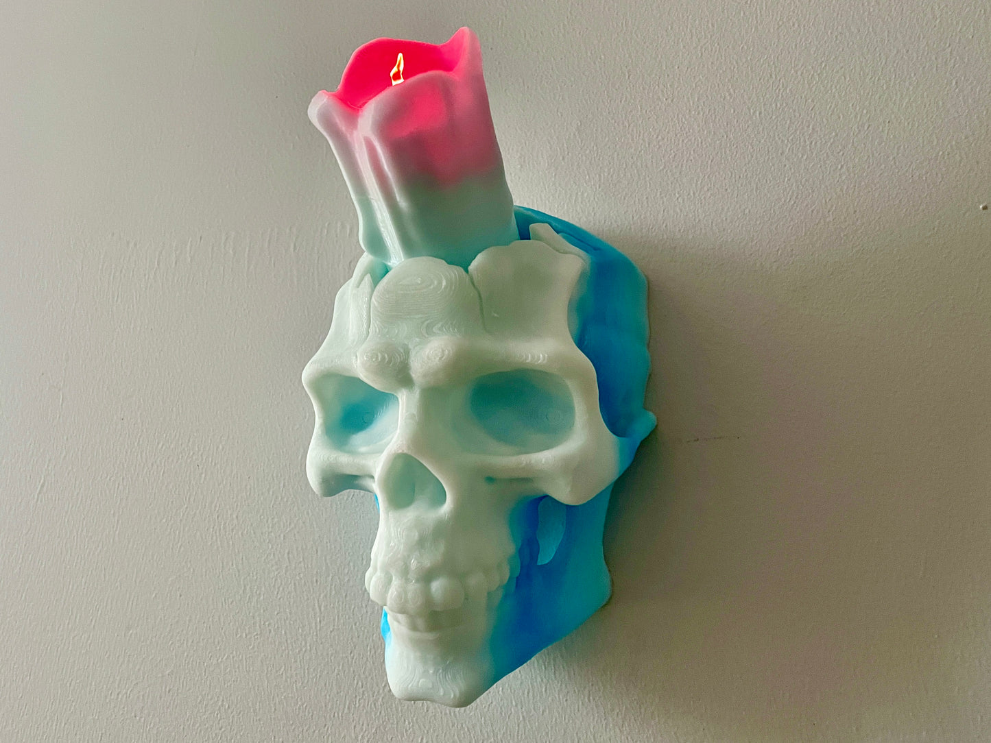 Skull Wall Mount Tealight Holder