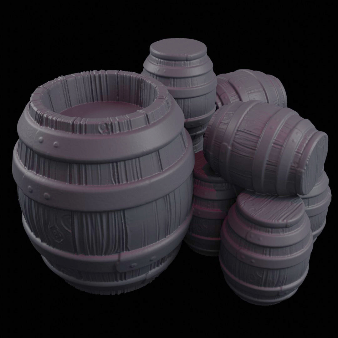 Thunder Kegs Barrel Set (Explosive Barrels)