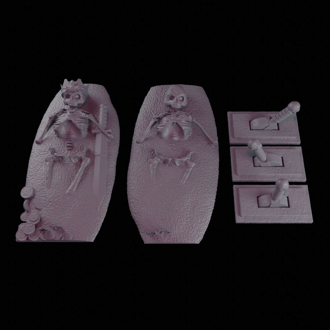 Cursed Tarot Tombs Set (Secret Passage Tomb Included)