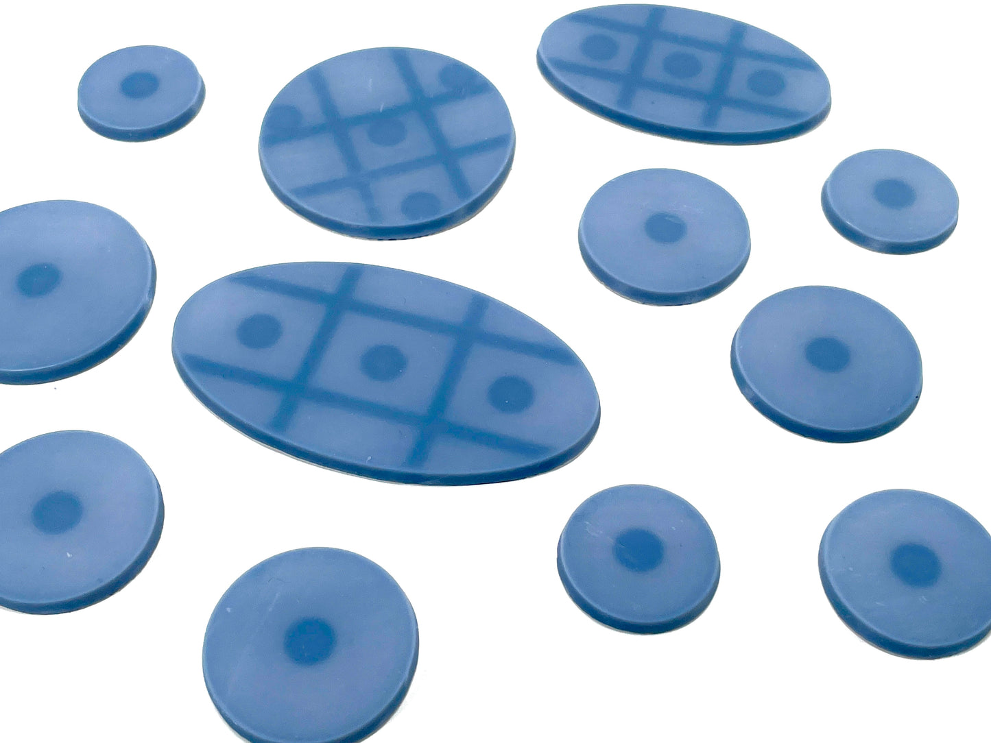 14-Piece Round Base Set with Magnet Slots : Base Blanks