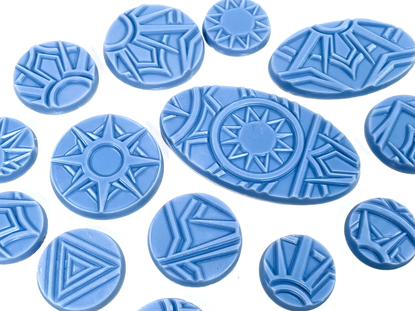 33-Piece Round Base Set with Magnet Slots : Aetherium Suns