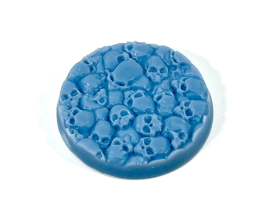 33-Piece Round Base Set with Magnet Slots : Skulls