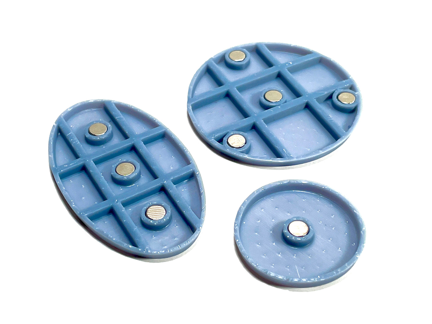 14-Piece Round Base Set with Magnet Slots : Base Blanks