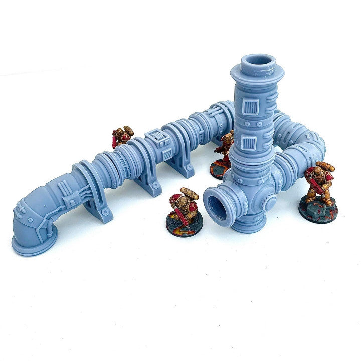 Modular Industrial Pipe Set