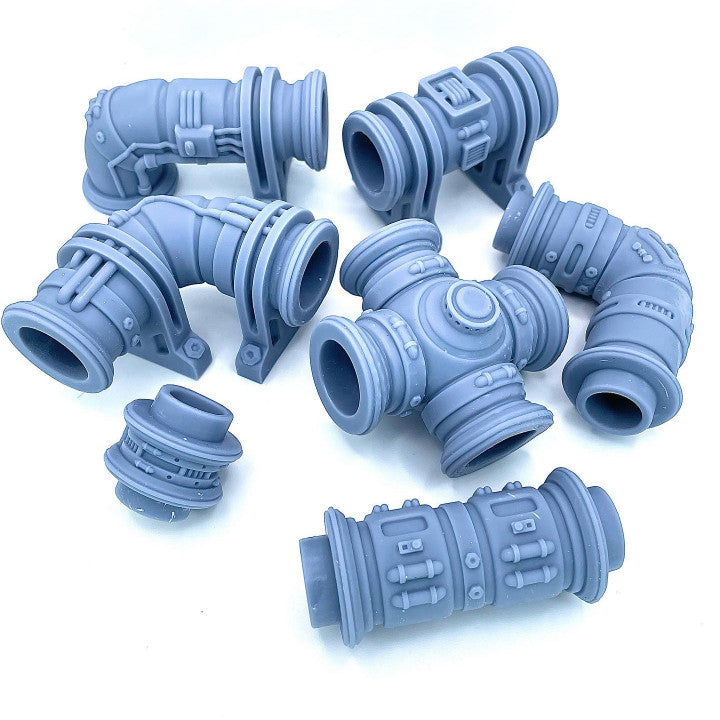 Modular Industrial Pipe Set – Custom Miniature Maker