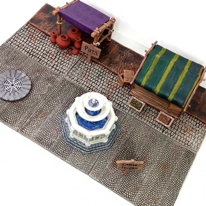 Print N' Roll: Medieval Town Square