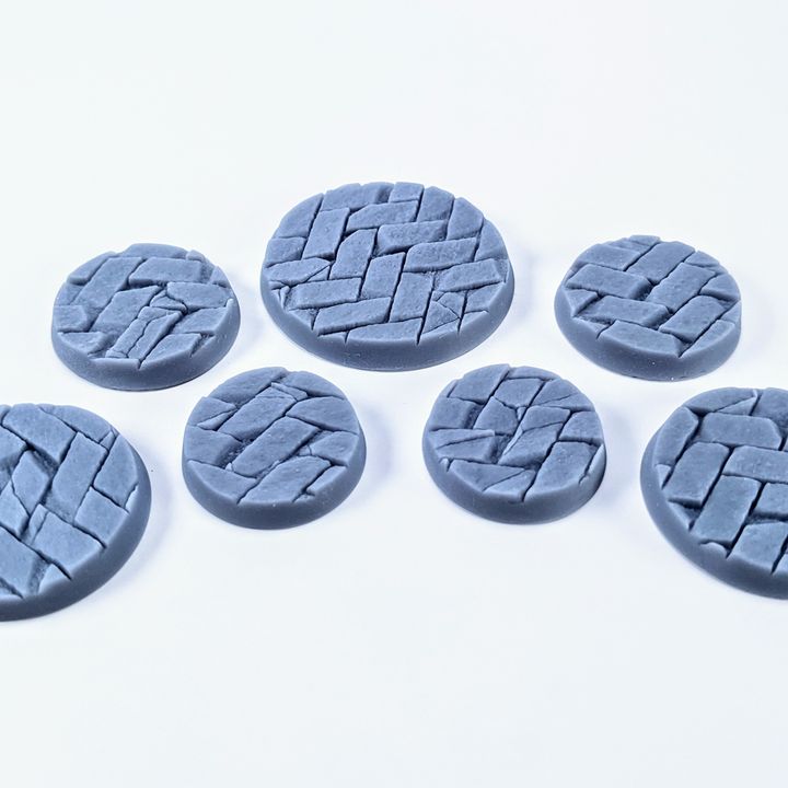 33-Piece Base Set with Magnet Slots : Worn Interlocking Stone