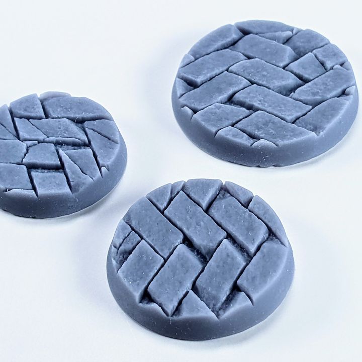 33-Piece Base Set with Magnet Slots : Worn Interlocking Stone