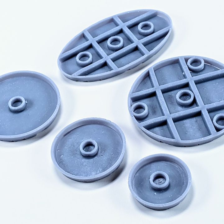 33-Piece Base Set with Magnet Slots : Worn Interlocking Stone