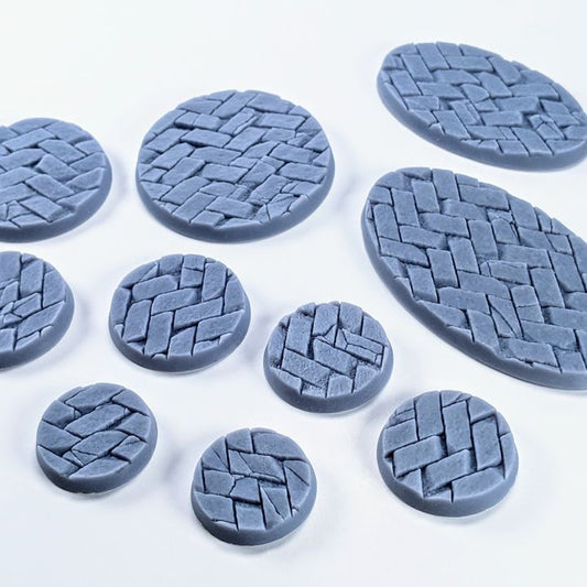 33-Piece Base Set with Magnet Slots : Worn Interlocking Stone