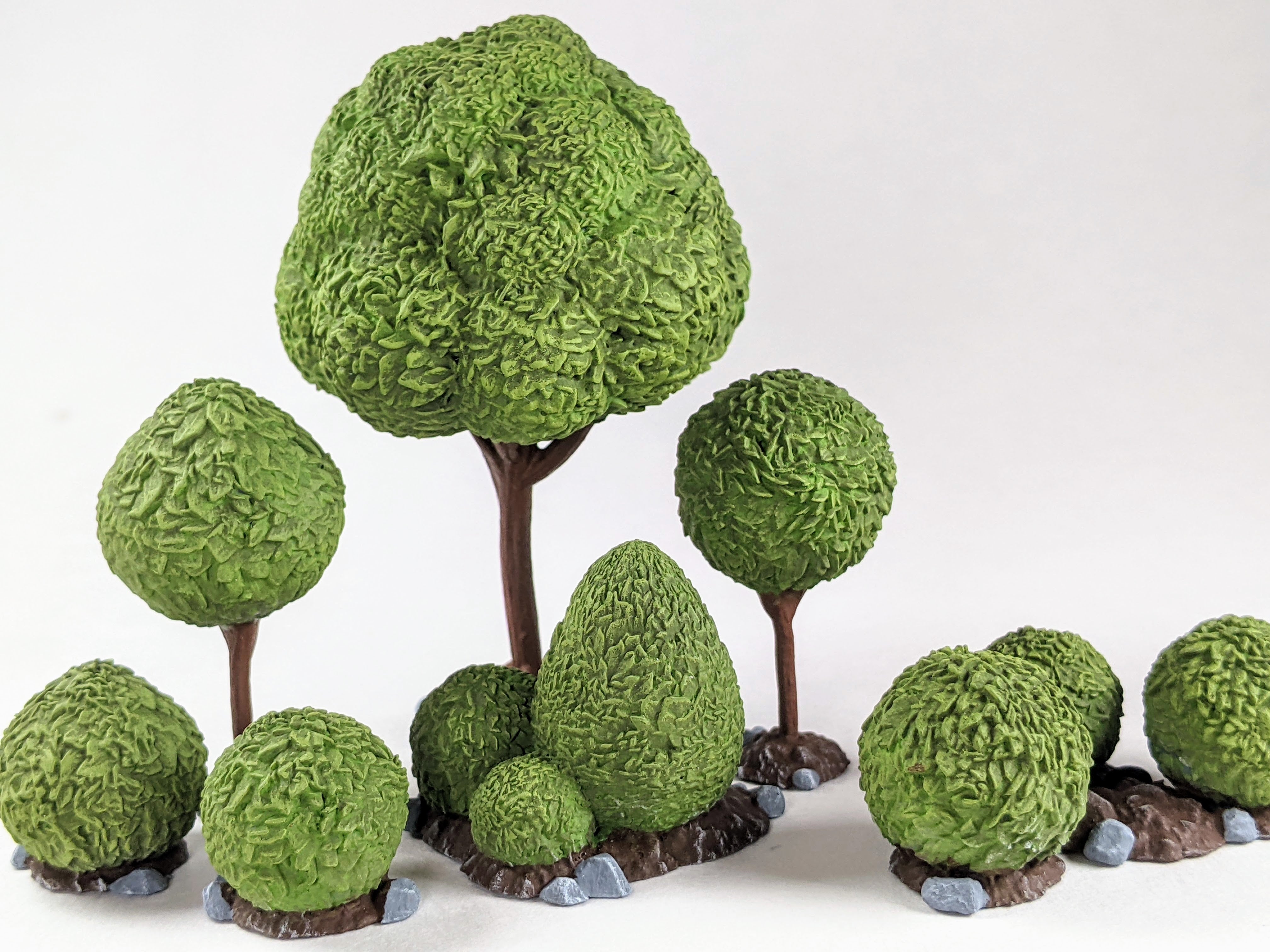 Bush & Tree Set – Custom Miniature Maker
