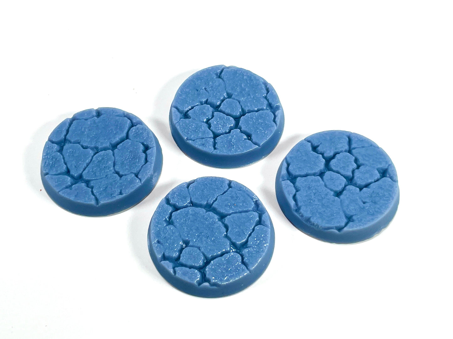 33-Piece Round Base Set with Magnet Slots : Cracked Rock