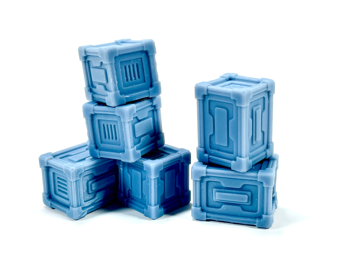 Defense Walls & Crates Set | Sci-fi Terrain
