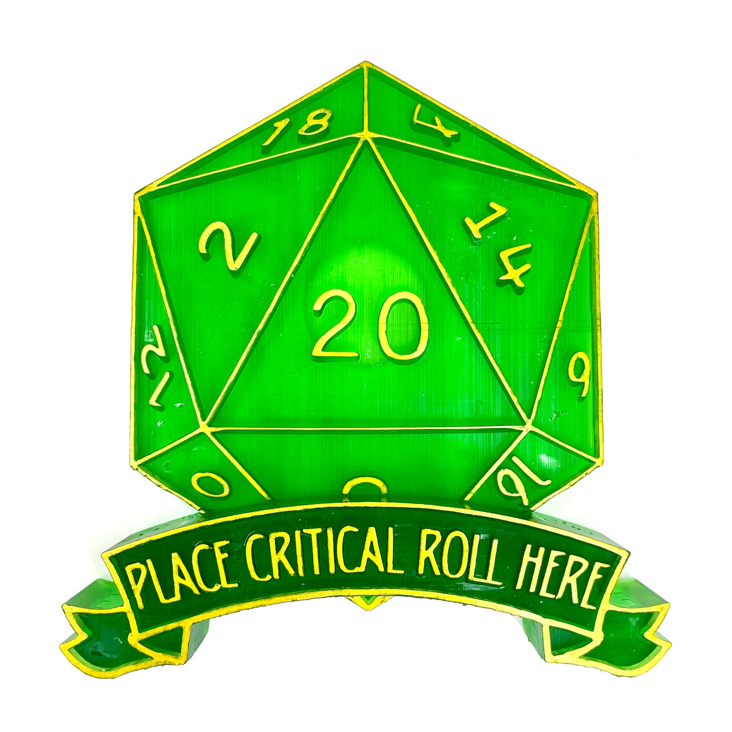 D20 Critical Roll Holder | Toilet/Kitchen Roll Dispenser