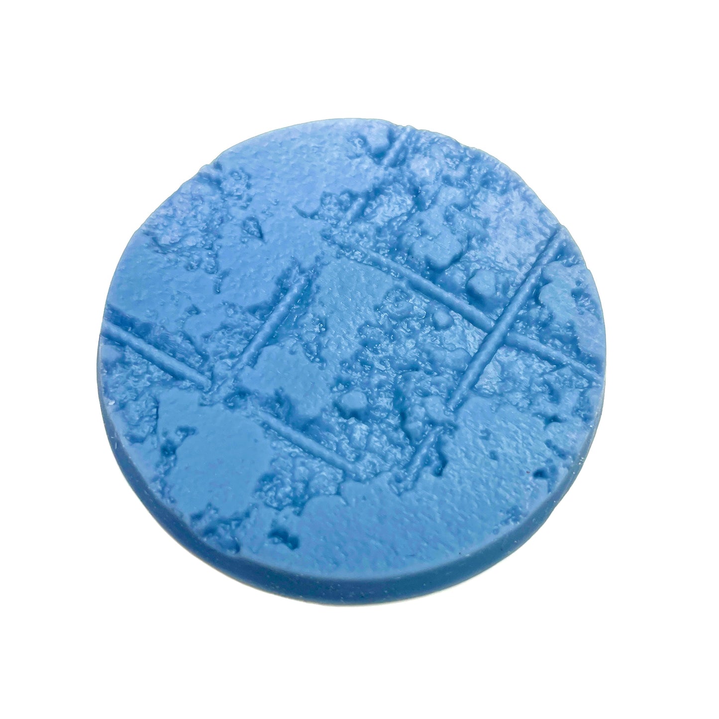 33-Piece Round Base Set with Magnet Slots : Damaged Concrete