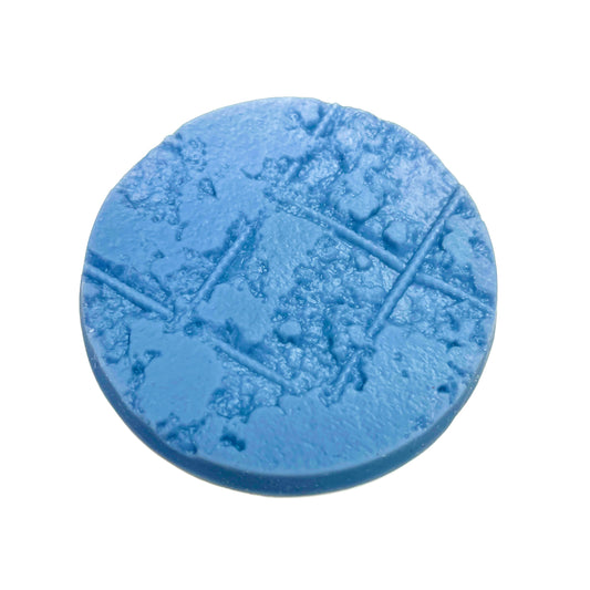 33-Piece Round Base Set with Magnet Slots : Damaged Concrete