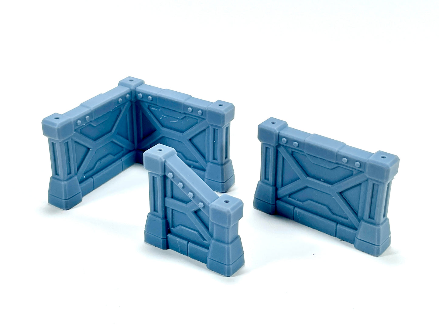 Defense Walls & Crates Set | Sci-fi Terrain