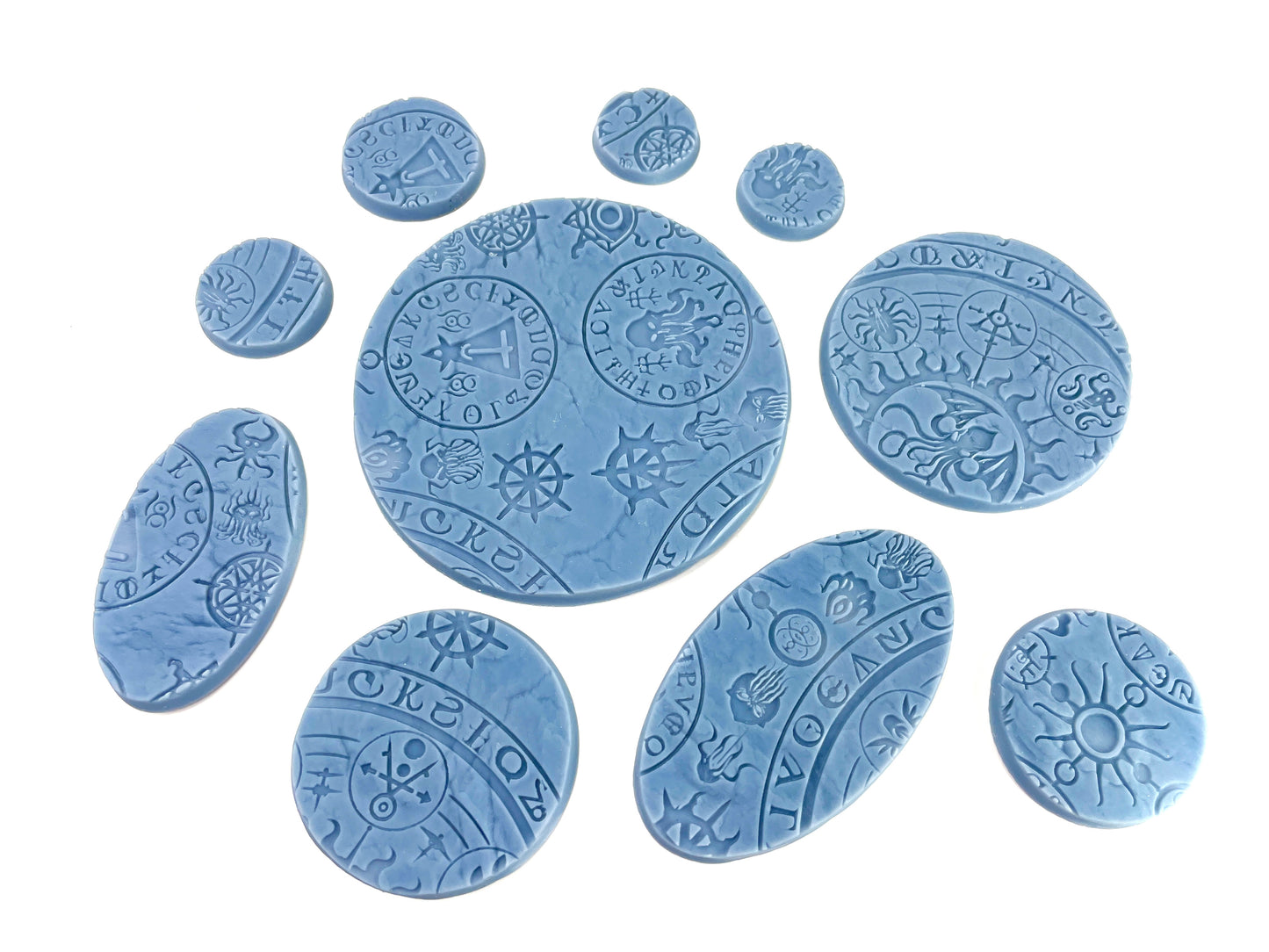 33-Piece Round Base Set with Magnet Slots : Eldritch Ritual