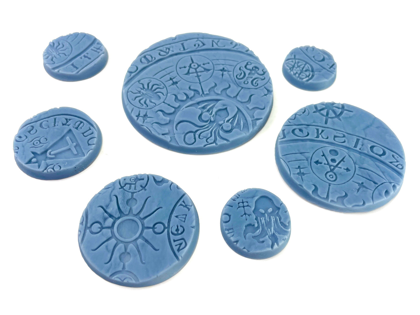 33-Piece Round Base Set with Magnet Slots : Eldritch Ritual