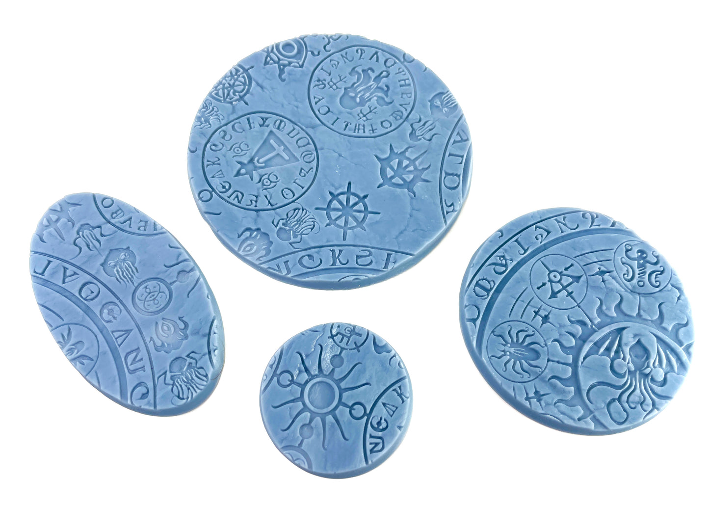 33-Piece Round Base Set with Magnet Slots : Eldritch Ritual