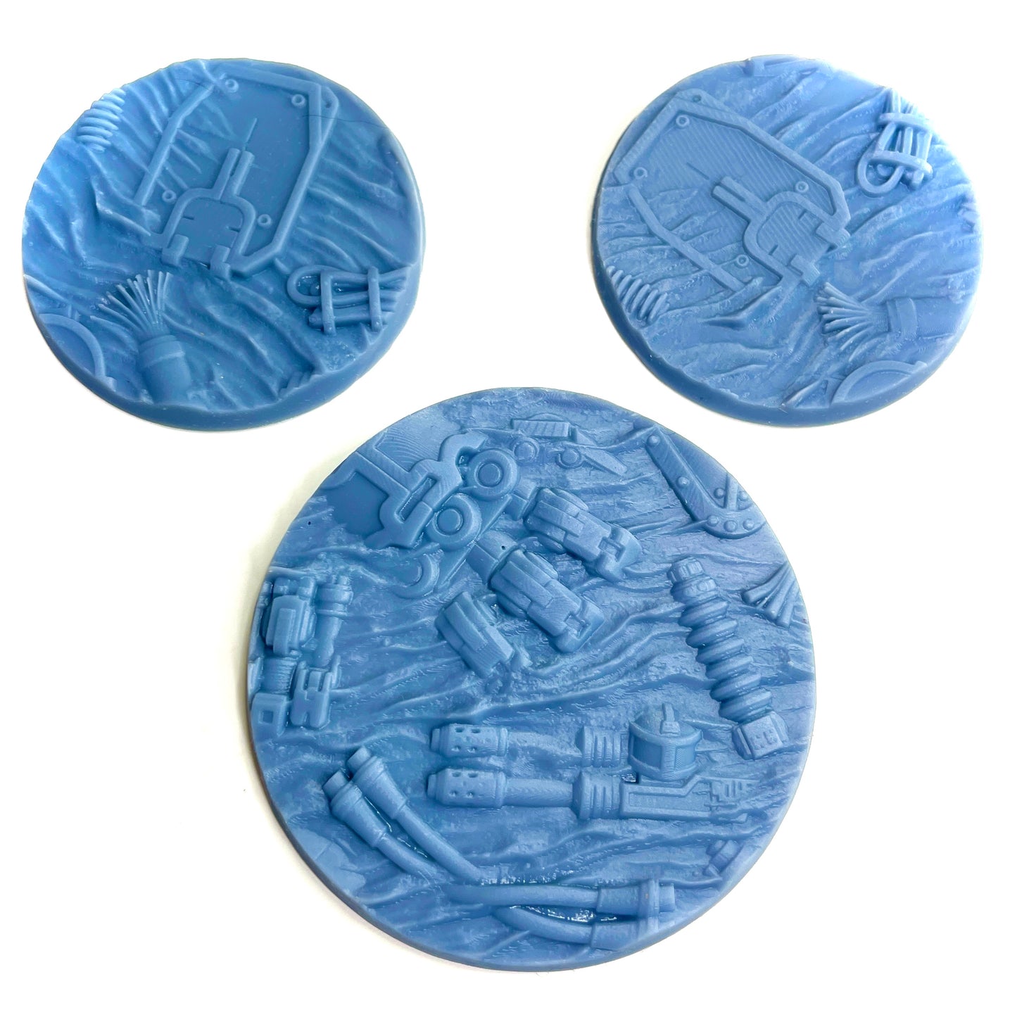 33-Piece Round Base Set with Magnet Slots : Fallen Titans