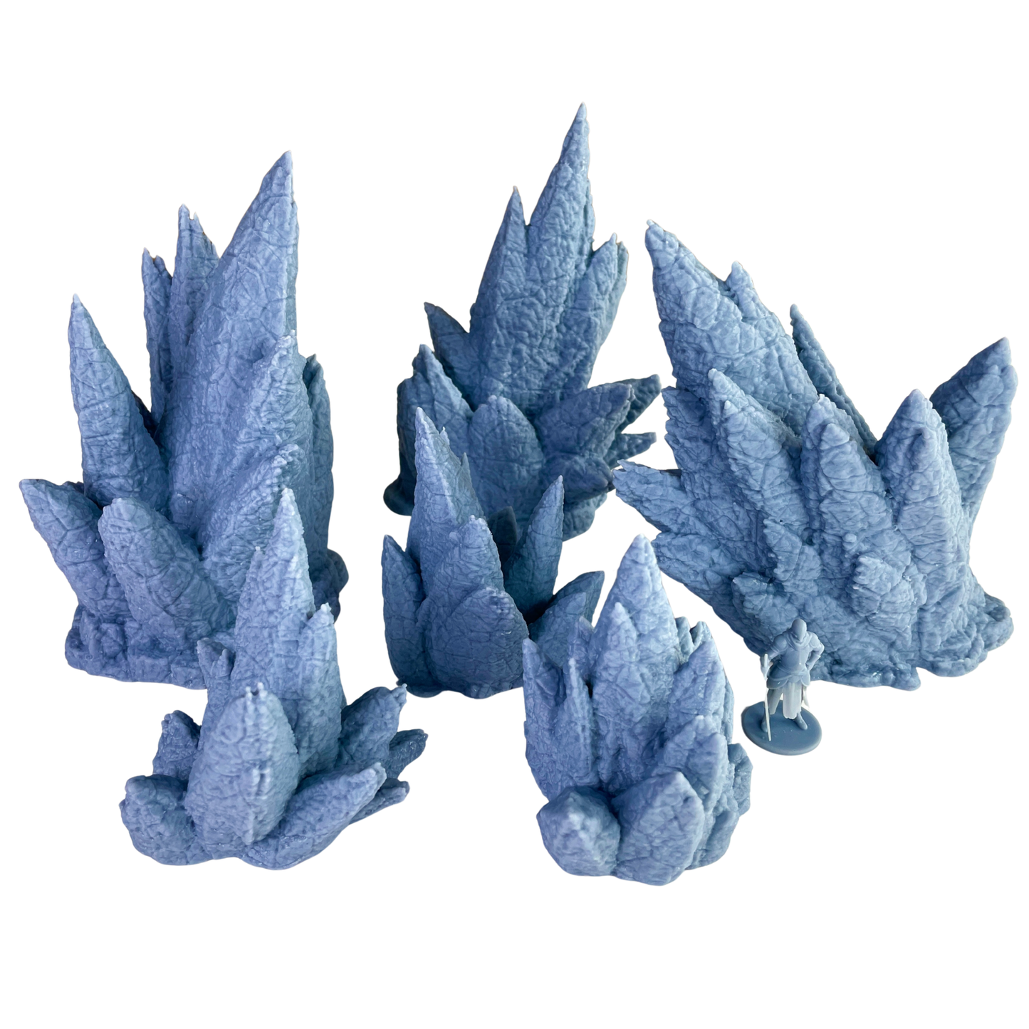 Fractured Shard Clusters | Wargaming Rocks Terrain Set