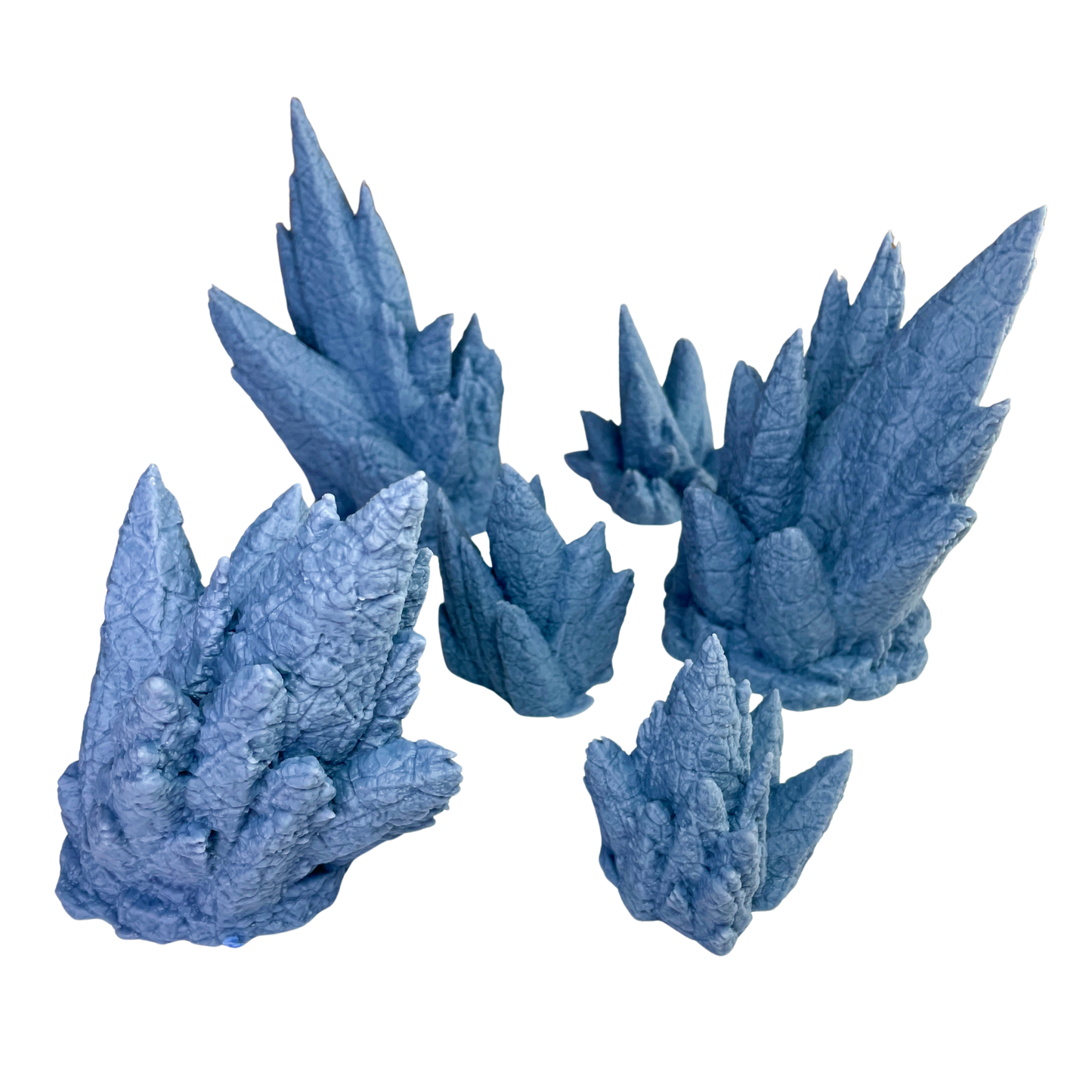 Fractured Shard Clusters | Wargaming Rocks Terrain Set