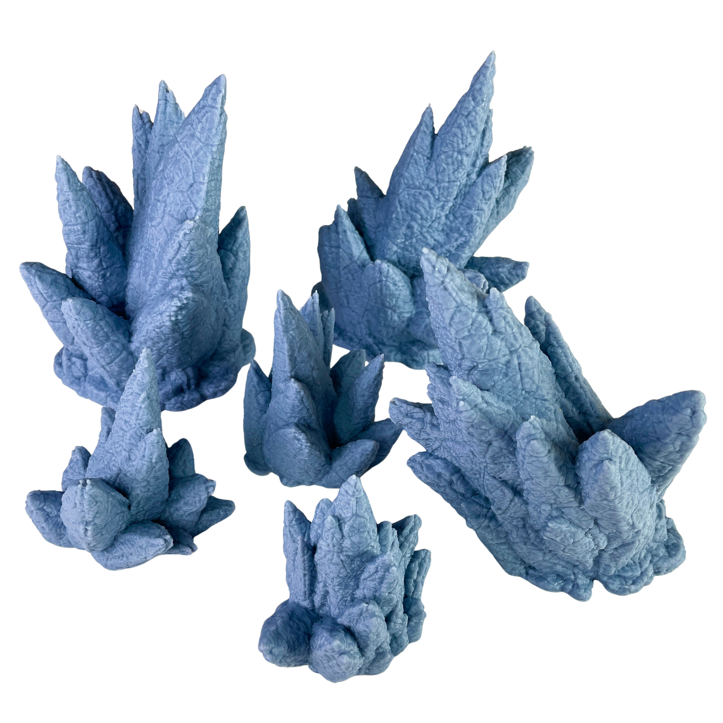 Fractured Shard Clusters | Wargaming Rocks Terrain Set