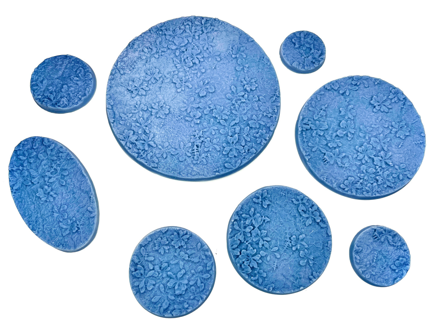 33-Piece Round Base Set with Magnet Slots : Grass n Weeds